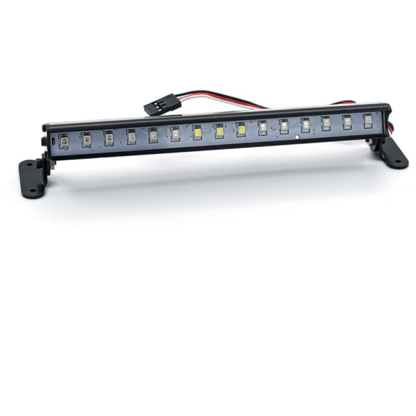 136MM 15 LED lyslist fargerik taklys for Axial SCX10 90046 TRX4 Slash 1/8 1/10 fjernkontroll Crawler