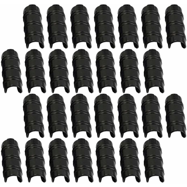 30 kpl Puutarha Rakennukset Putki Clip PC Kasvihuone Kehys Putki Kiinnikkeet Putki Kalvo Clip Kasvihuone Banner Kehys Varastot Musta 20mm