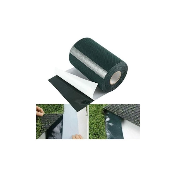 Konstgräs Fogband, 15cm x 10m Självhäftande Fogband för Konstgräs, Fixeringsband för Syntetiskt Gräs, Fogband för Att Fästa 2 St Konstgrämatta