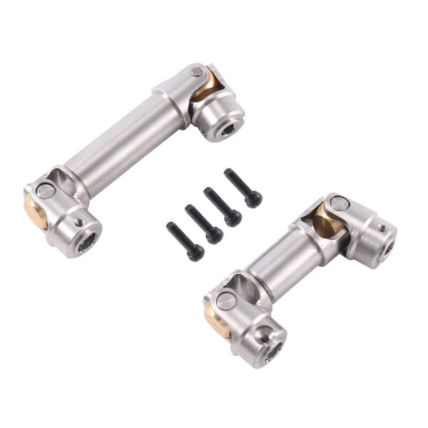 2 stk. rustfrit stål CVD drivaksel 9751 til TRX4M -4M 1/18 RC bilopgraderingsdele