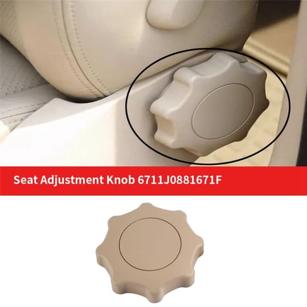 2 stk. beige sædejusteringsknapper til - Mk4 B5 18D 881 6711J0881671F