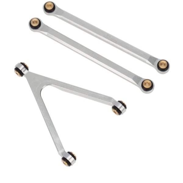 CNC-jyrsityt alumiiniset korkean maavaran alustan linkit Axial SCX24 AXI00001 C10 AXI00002 AXI00006 1/24 RC-auton osiin, 3