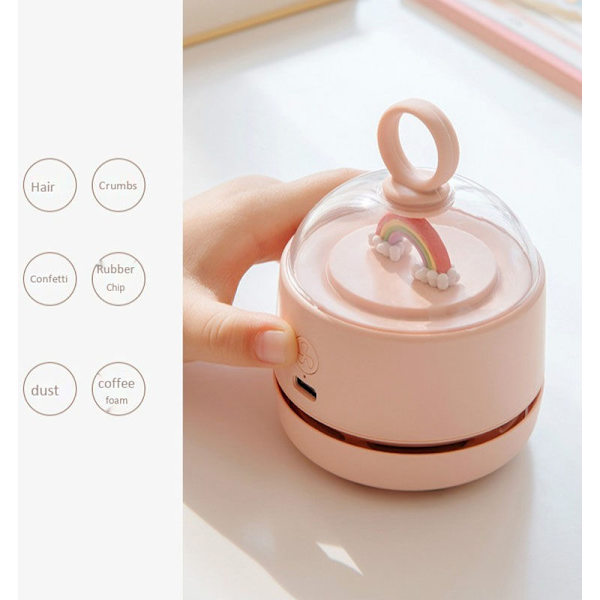 USB Laddningsbart Snyggtangentbord Dammsugare Bärbar Mini Automatisk, Grön