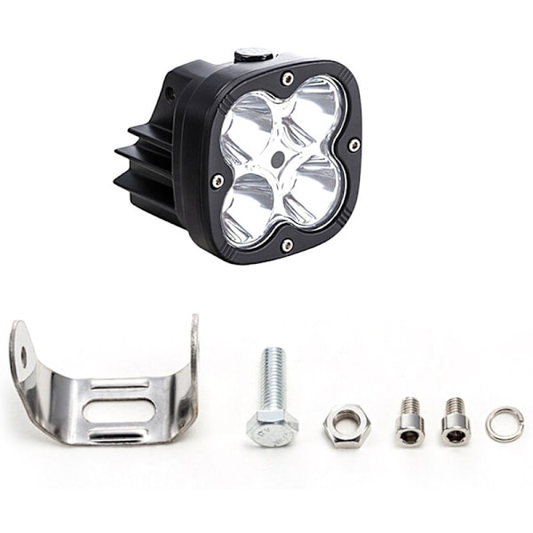 Square Offroad Spot Lights 4000LM Arbeidslys 40W LED, Super Bright LED Kjørelys for UTV SUV