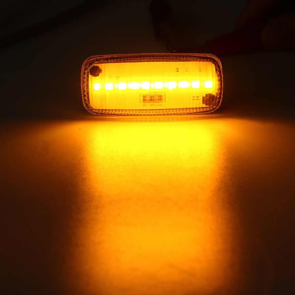 LED-Sidemarkerlys til 200 300C Sebring Caliber Nitro Compass Bil Hvid Blinklys