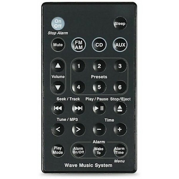 Udskiftning til Bose Wave Music System Lydanlæg Fjernbetjening Awr1b1 Awr1b2 Awrcc1 Awrcc2 Awrcc3