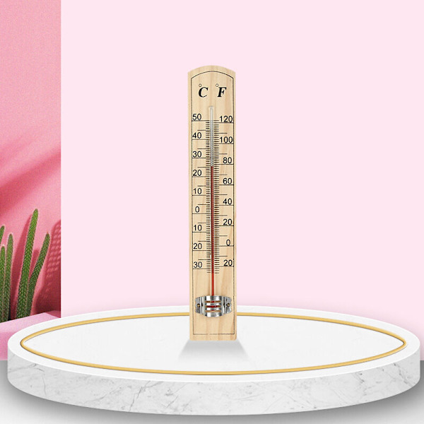 Inomhus Termometer Brun Tallväxthus Termometer -30+50/-20+120