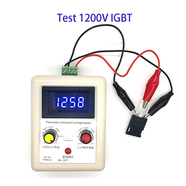 Transistorspänningstålighetstestare, MOS A Transistor IGBT Spänningsregulator Dioddtektor