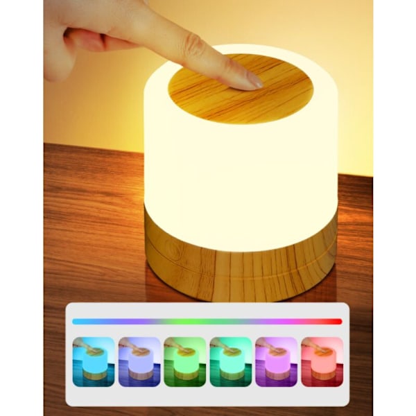 LED Utomhus Bordlampa med Fjärrkontroll, RGB Dimbar Utomhuslykta, Bärbar Design, IP44 Vattentät Trädgårdslampa, USB Inomhus Bar Nattlampa