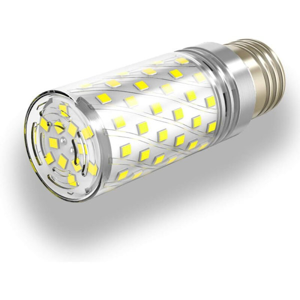 Sett med 4 kule hvite E27 LED-pærer 12 W 6000 K 1400 lm, tilsvarende 100 W halogenpære, E27 LED-lysekronpære Edison ikke-dimbar E27 LED-pære