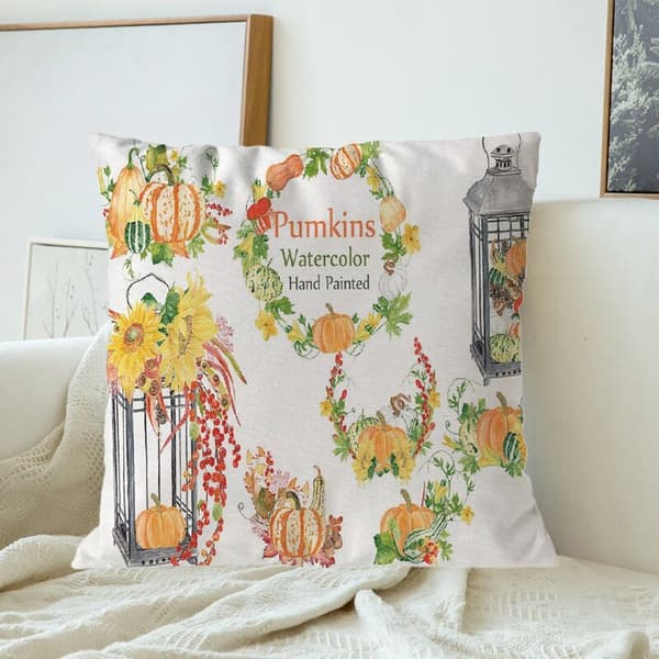 Kuddfodral 45X45Cm för Soffa Hemmakontor Dekor (4)