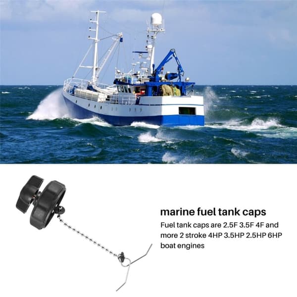 Brændstoftankdæksel til og hætte til Hidea 2.5F 3.5F 4F 2-takts 4HP 3.5HP 6HP