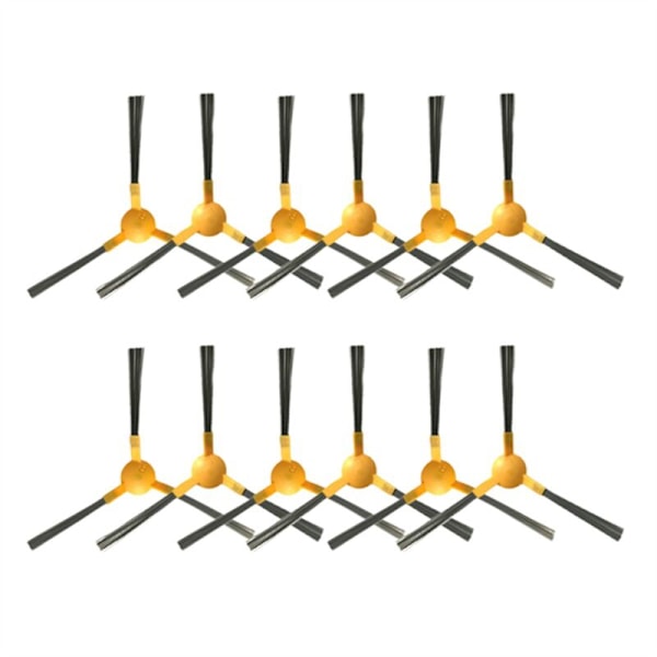12 stk. til Ikhos Create NetBot S15 X500 X600 Pro Robotstøvsuger Sidebørste