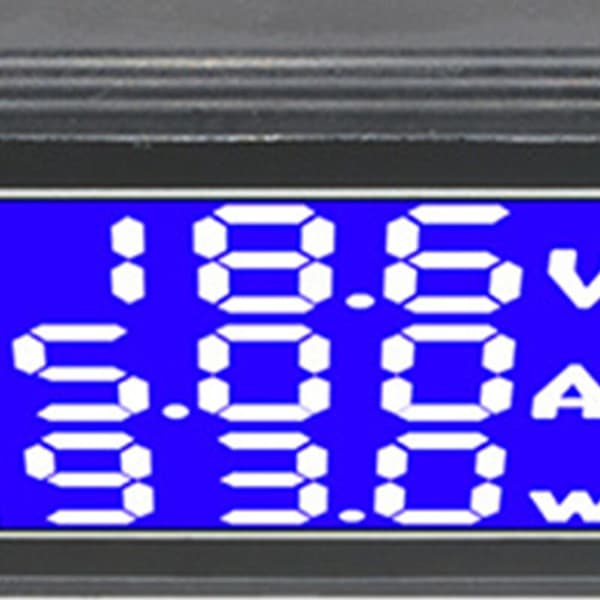 Spenningswattmeter LCD voltmeter amperemeter (100V 10A)