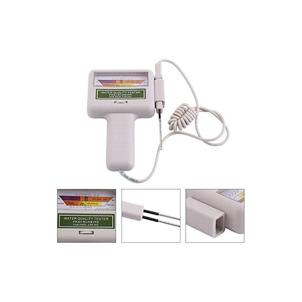 Vandkvalitetstester, elektronisk PH-meter tester bærbar klormåler Høj nøjagtighed PH-meter til drikkevand, hydroponics, akvarier, drikke
