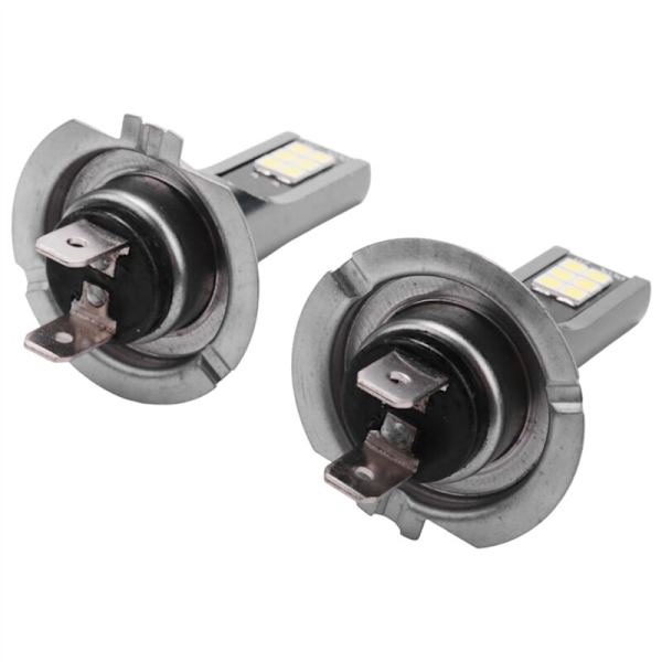 2 stk. H7 LED-forlygtekonvertering 6W 1000LM 6000K Canbus-fejlfri pære