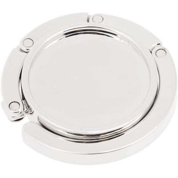 Handväskekrok Kvinnor Vikbar Väska Plånbokskrok Hängare Hållare Bord Väska Plånbokskrok Hängare Hållare Silver