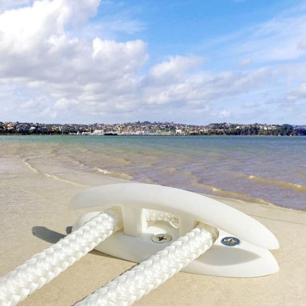 Seilbåter Nylon Flip Up Folding Pull Up Foldable Båt Klamper Folding Deck Fortøyning Klampe Båt Tilbehør Deler-5 Tommer