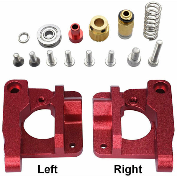 3D-skrivardelar MK8 Extruder Uppgraderingskit Passar för 3 Pro -10 5 (Vänster Kit)