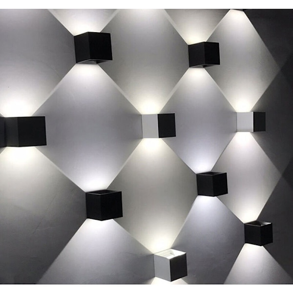 12W LED-seinävalaisin Ulko- / sisäkäyttöön IP65 Säädettävä Moderni Muotoilu Lämmin Valkoinen