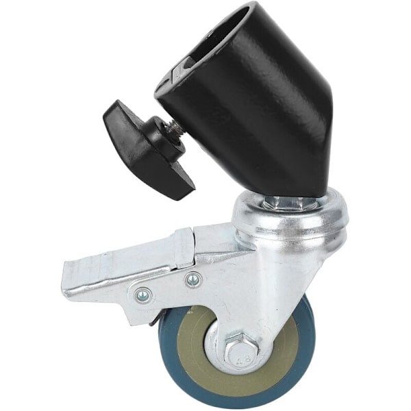 3PCS Serie 22Mm Fotostudio Universal Caster Hjul Stativ Remskiva Heavy Duty för Ljusstativ / Studio Bom