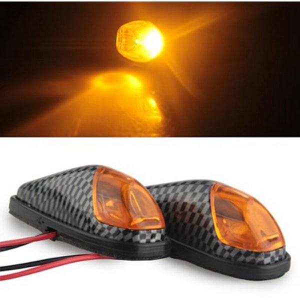 1W LED Blinkers Gul Hög Effekt för Motorcykel - 2 set