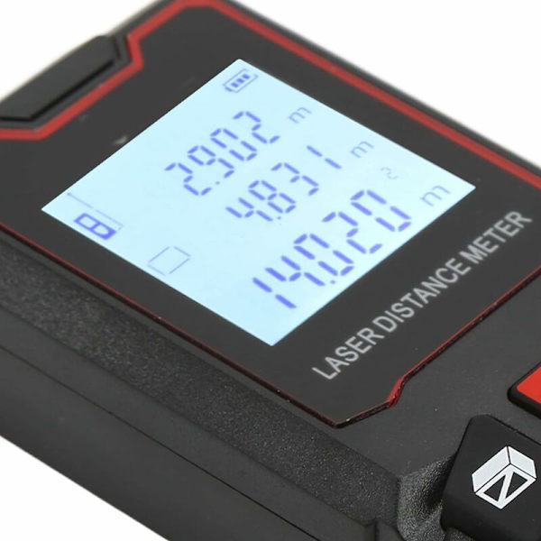 Laser-etäisyysmittari, tarkkuuslaser ±1,5 mm tarkassa tulostilassa 40 metrin rakennuksiin