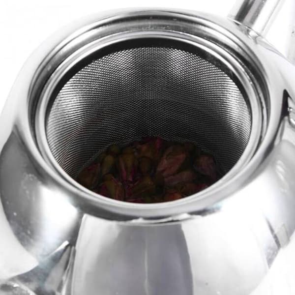 2L rustfrit stålkanden med te-si tekande med te-infuser infuser te-sæt tekande til induktion