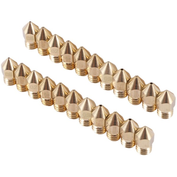 44 stk 3D-printer Mk8 Dyser 0,2 mm, 0,3 mm, 0,4 mm, 0,5 mm, 0,6 mm, 0,8 mm, 1,0 mm Ekstruder Print Hoved med Opbevaringsboks til Printer -10
