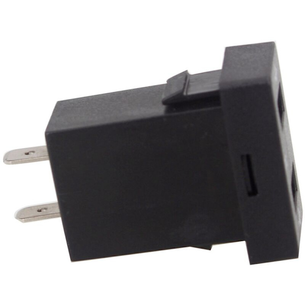 2X 12V Billader med Sikring for 5V 4.2A Telefon LED Display Voltmeter Meter (Grønn)
