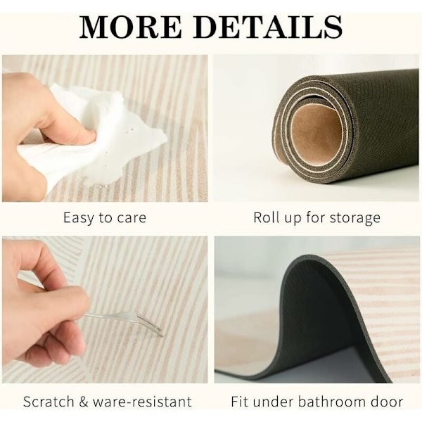 Absorberande badmatta, badrumsmatta 16''