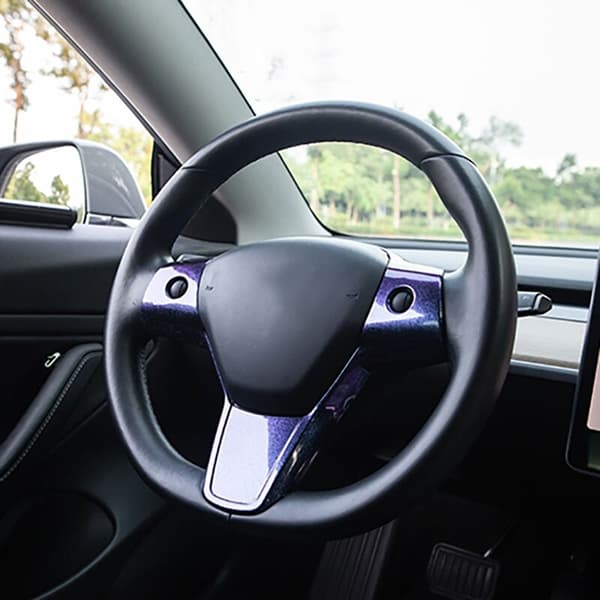 Deksel til ratt med stjernehimmelmønster for Model 3 2017-2020