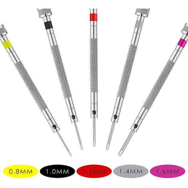 10 st Mini Precision Skruvmejsel Set för Klockreparation Glasögonreparation Arbetselektronikreparation