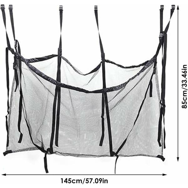Pool Opbevaringspose - Stor Kapacitet Foldbar Krog Netpose, Swimmingpool Opbevaringspose, Multi-brug Netpose Til Oppustelige, Pool Legetøj, Flydere (1 stk)