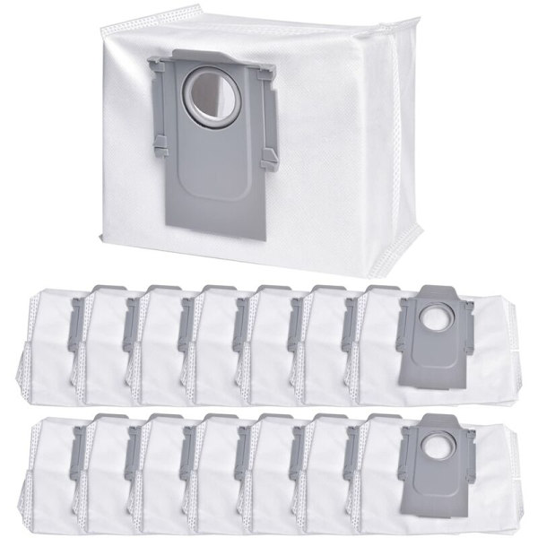 14 Pakk Støvsugerposer for Roborock S8+ S8 Pro Ultra S7 MaxV Ultra S7 Pro Ultra Q7+ Q7 Max+ T8 Q5+ G10S G10S PRO Støvsuger, 3L Stor Kapasitet Støvsuger