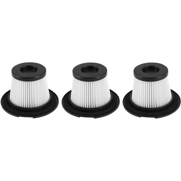 Set med 3 Ersättningsfilter HEPA Kompatibla med MOOSOO K17 Sladdlös Dammsugare