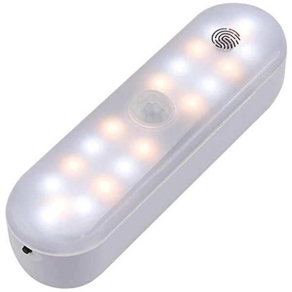 Magneettinen LED-riippuvalaisin, ladattava pöytävalaisin, makuuhuoneen yövalo, kaapin valo, yövalo, kaapin valo, 1 kpl sarja