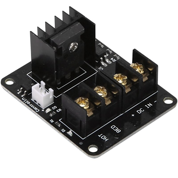 3D-skriver Hotbed Mosfet Utvidelsesmodul 2-pins Anet A8 A6 A2 Kompatibel Svart