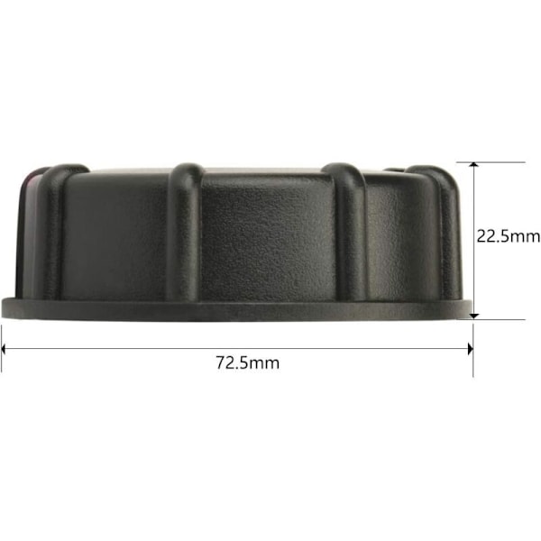 S60x6 lock för 1000 liters tank, 1 tum