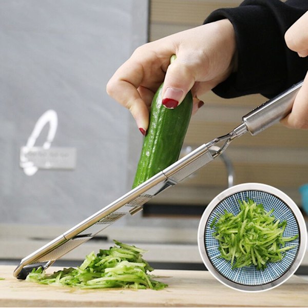Multifunktionell Grönsaksrivare, Rostfritt Stål Rivjärn Skärare Slicer stil 1