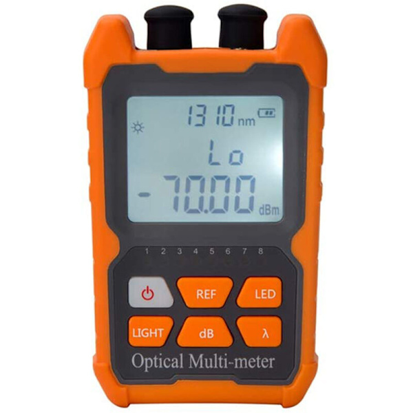Fiberoptisk kabeltester Bærbar optisk effektmåler/SC/ST Universell grensesnitt Fibertester 1Mw Visuell feilsøker (OPM og VFL)