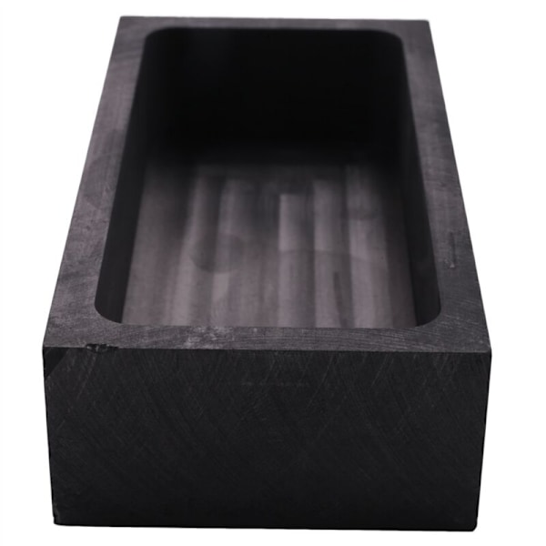 2 stk 1KG Grafit Støpeform Beholder for Smelting Støping Raffinering Gull Sølv Metall Aluminium Kobber Messing