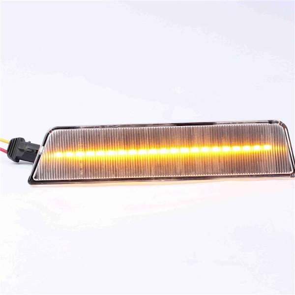 Auton LED-sivumerkkivalon heijastinlamppu pysäköintivaroitusvalo 2007-2014 kirkas