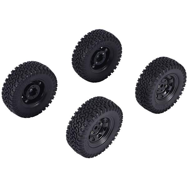 4 kpl 1,55 metallivanteen renkaat lukituksella 1/10 kauko-ohjattavaan autoon Axial Jr 90069 D90 CC01 LC70, 2