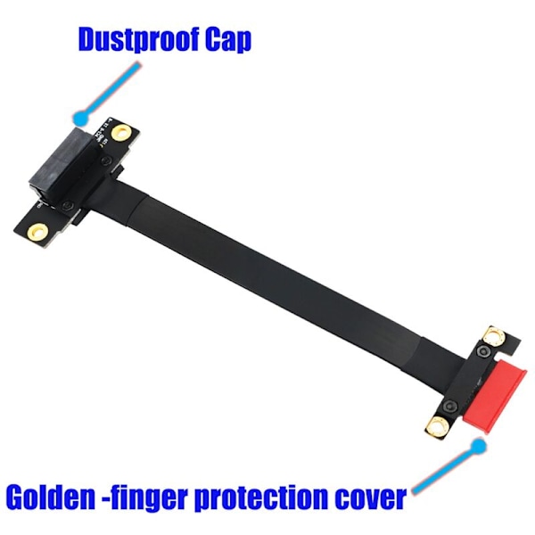 PCIE PCI -virtakaapelin jatkokaapeli PCI-E Express -virtakaapelin jatkokaapeli PCIE X1 -kortti Emolevyn jatkokaapeli Jatkokaapeli Adapterikaapeli 20cm