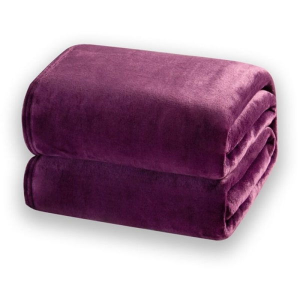 Fleece tæppe til sofaer og senge 50X60 tommer hyggeligt fleece flanel tæppe mikrofiber tæppe, F