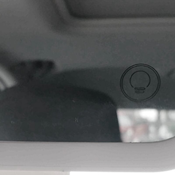 Universell bil solskydd spegel smink spegel set med LED-lampor inbyggt litiumbatteri uppladdningsbar touch sensor