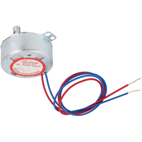 AC synkronmotor 220V-240V 4W 3RPM CCW/CW 20mm tykkelse