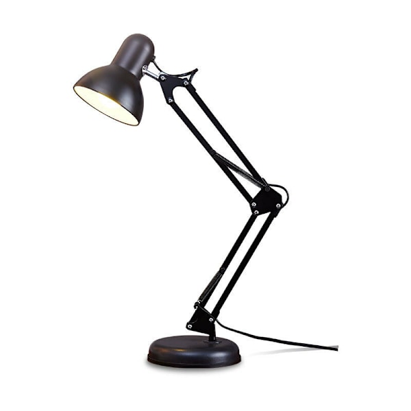 Retro Arbetslampa med Metallisk Leddad Arm och Gratis LED-lampa