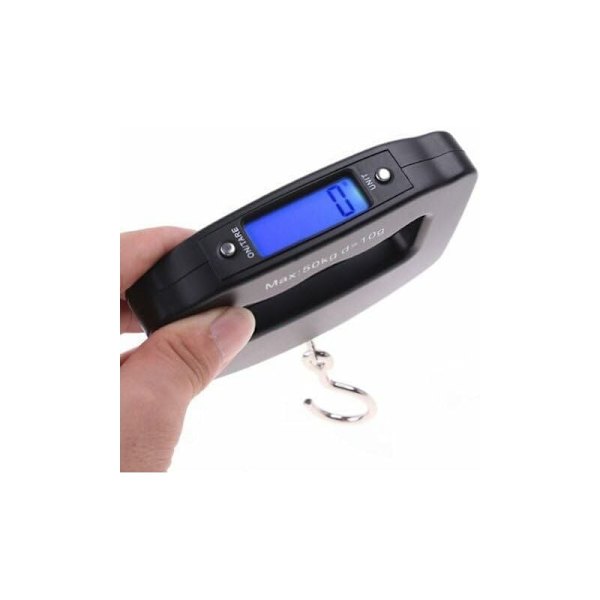 50 kg 10 g LCD Hjem Elektronisk Digital Bærbar Hengevektkrok Reise Bagasjeskala